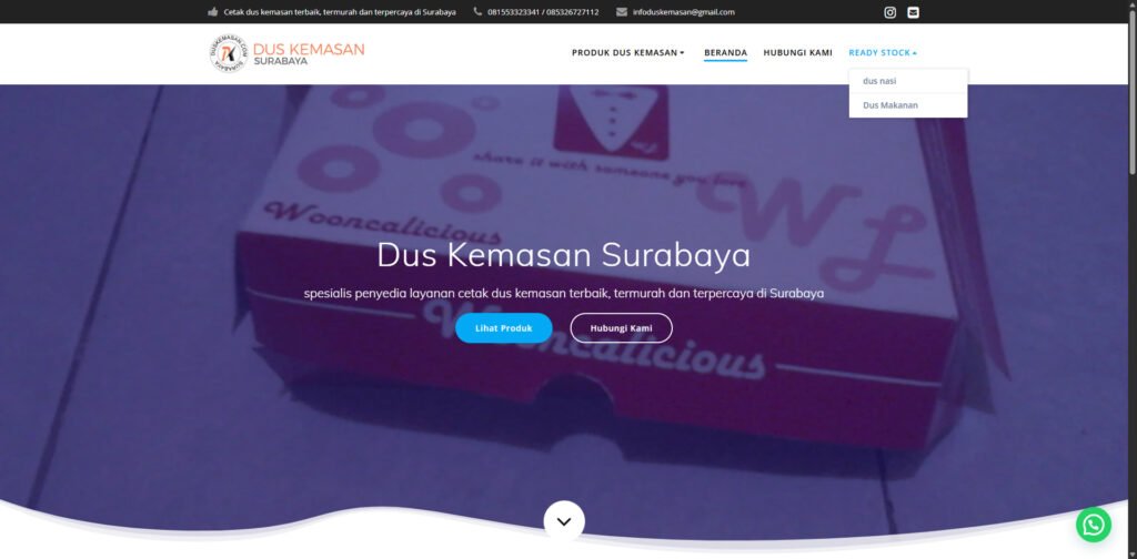 Dus Kemasan Surabaya